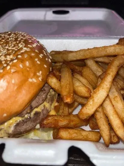 Burger with Fries