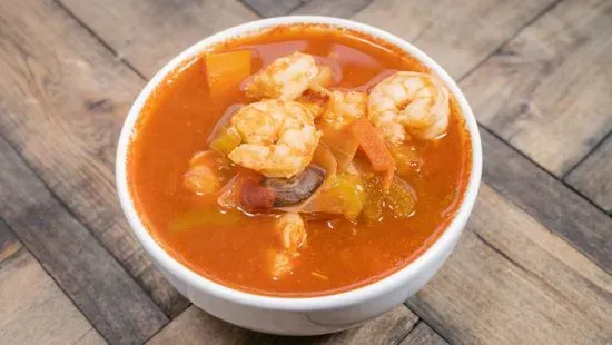 Caldo de Camaron y Pescado (Large 32 oz)