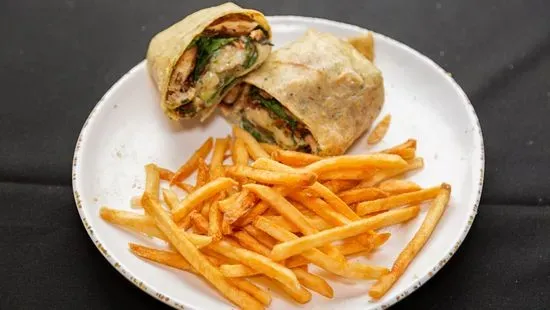 Chicken Spinach Avocado Wrap