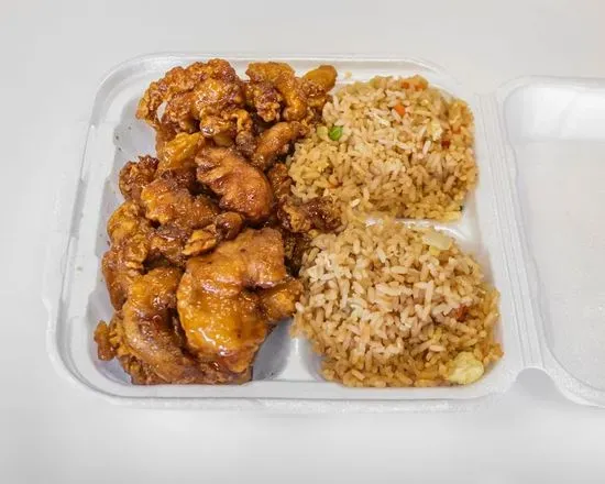 Orange Chicken with Side