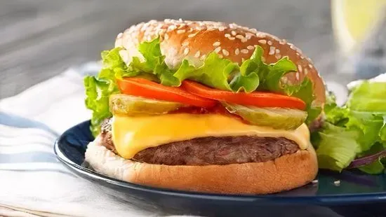 Single cheeseburger 