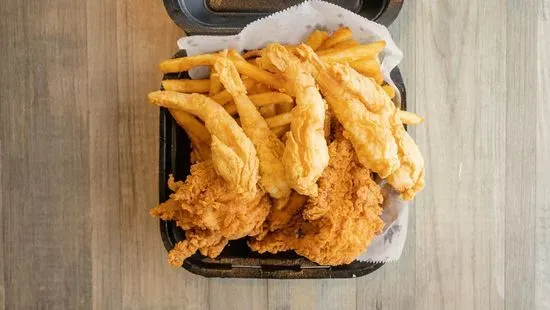 3 Tenders & 2 Jumbo Shrimp