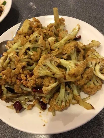 干锅花菜  Stir Fried Cauliflower