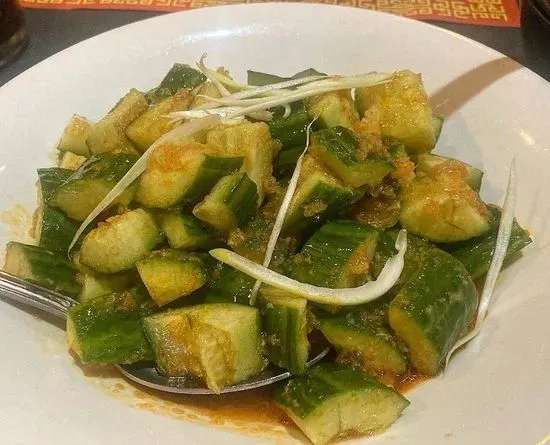 蒜泥黄瓜  Spicy Cucumber with Fresh Garlic