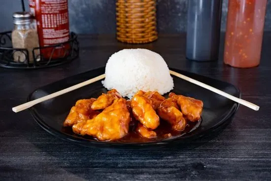 17. Orange Chicken - Com Ga Cam