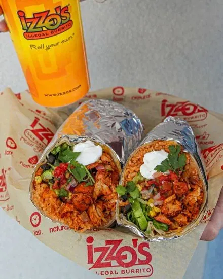 Illegal Seasoned Chicken Burrito