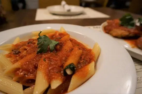 Lunch Pasta with Our Traditional Red Sauce