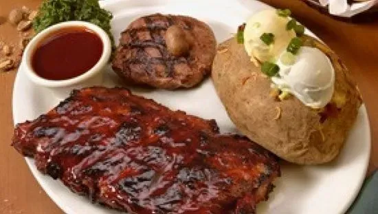 Baby Back BBQ Ribs & Top Sirloin