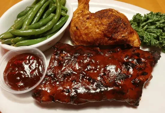 BBQ Ribs & Roasted Chicken