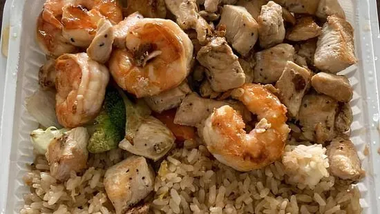 Hibachi Chicken & Shrimp