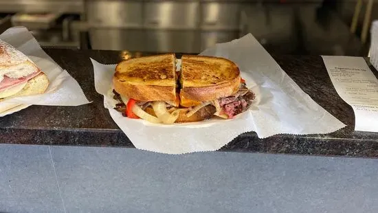 The Flyer Steak & Cheese Panini 