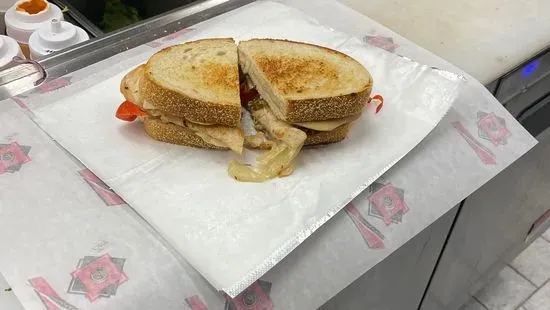 Chicken Cheesesteak Panini