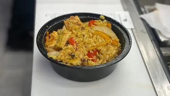 Lemon Peppered Grilled Chicken Stir Fry Rice Bowl