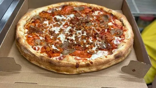 Meatlovers Deep Dish Pizza