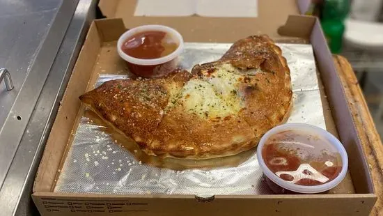 Broccoli Alfredo Calzone (Feeds 2)