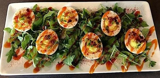 Deviled Eggs & Bacon