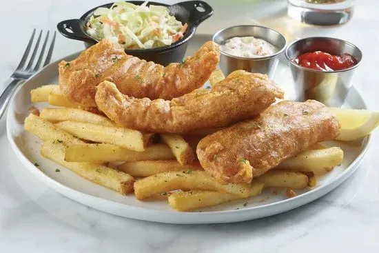 New! Beer-Battered Fish & Chips