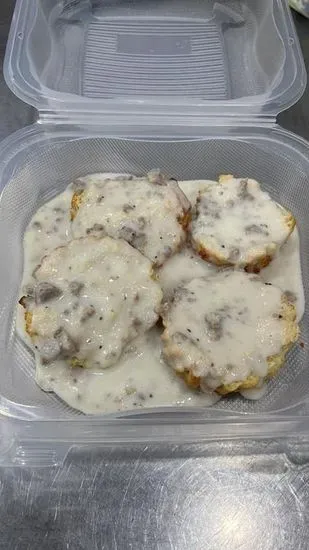 Biscuits and Gravy Full Order (GF, DF or Plant Based)