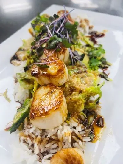 Cashew Cream Scallops