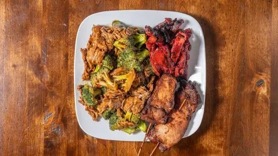 D22. Boneless Ribs, Beef Teriyaki, Chicken with Broccoli