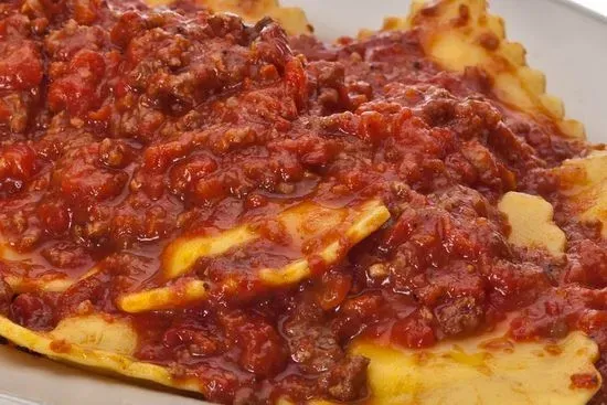 Ravioli with Meat Sauce