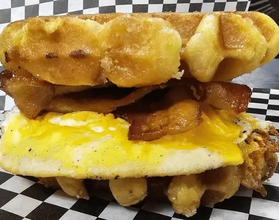 Waffle Breakfast Sandwich