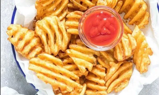 Spicy Waffle Fries