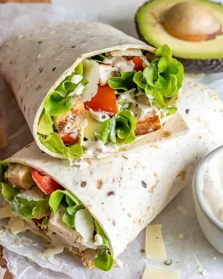 Chicken Greek Wrap