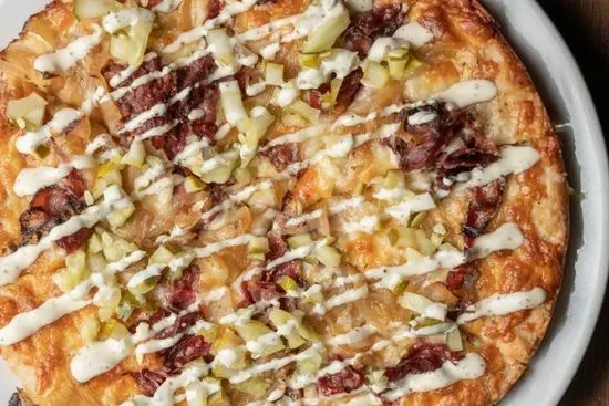 Pastrami & Pickles Pizza