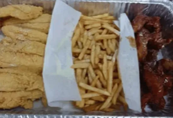 10 Wings & 10 Fish Perch or Whiting or Catfish Nuggets