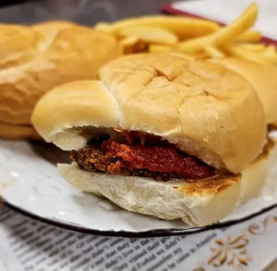 Eggplant Parmesan Sandwich