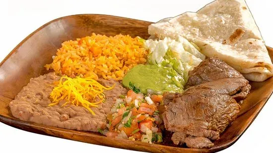 9. Carne Asada Plate