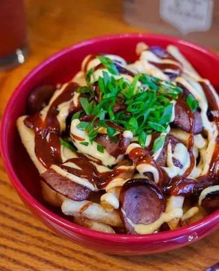 Peruvian Salchipapas Fries