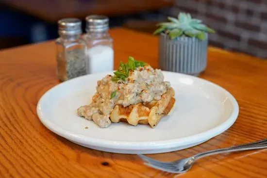 Sausage Gravy & Waffle