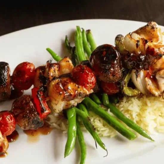 Bourbon Chicken Skewer