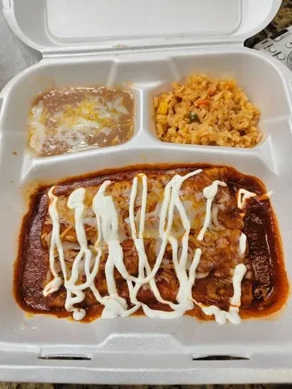 2. Enchilada Plate (2)