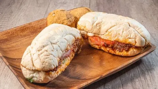BBQ Brisket Poboy (Half)