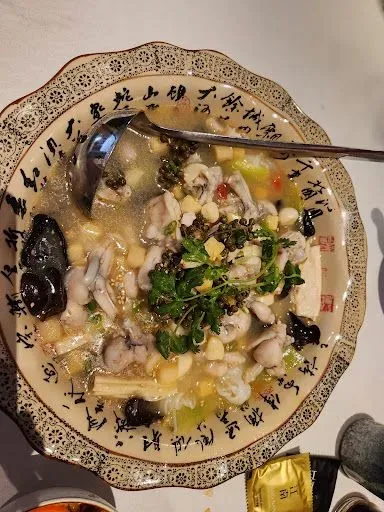 Boiled Striped Bass W. Pickled Cabbage 江南酸菜鱼（鲈鱼）