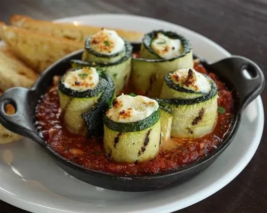 Gluten Free Grilled Stuffed Zucchini