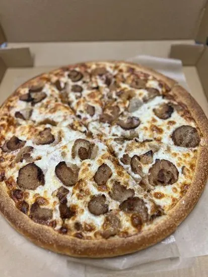 Small Meatball Pizza