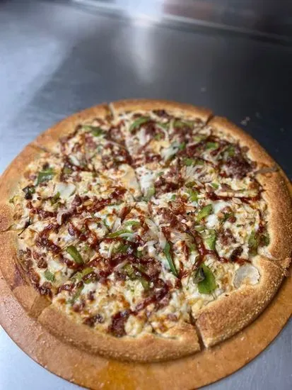 Sm Pulled Pork Pizza