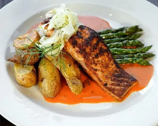 Salmon Romesco