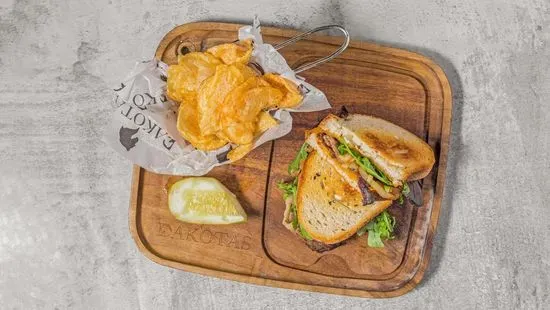 Brisket & Grilled Cheese Sandwich