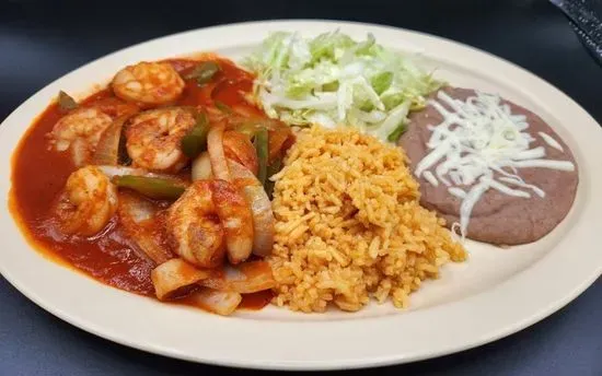 SHRIMP FAJITAS DINNER