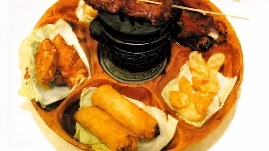 Pu Pu Platter (2 Pieces for Each Appetizer)