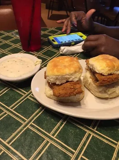 Chicken Fried Steak Biscuits