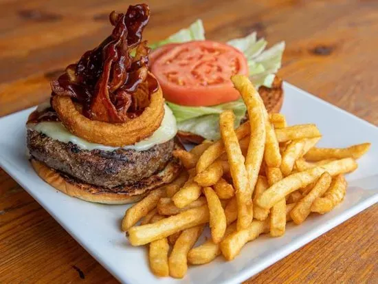 Whiskey BBQ Burger*