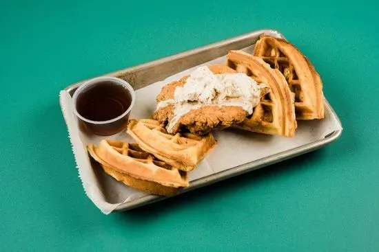 CHICKEN + WAFFLES