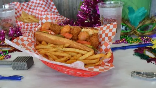 Breaded Shrimp and Fried Oyster Po Boy