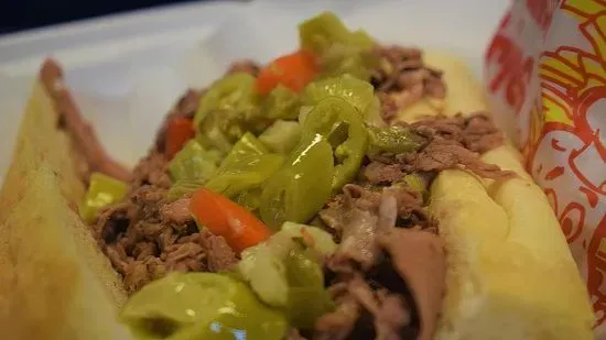 Homemade Italian Beef Sandwich